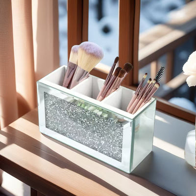 Caja Organizadora de Lujo con Espejo y Compartimentos Múltiples - Image 8