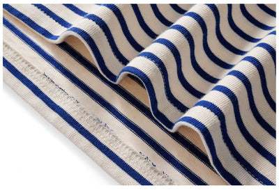 Camisa de Algodón a Rayas con Cuello Solapa para Hombre - Image 11