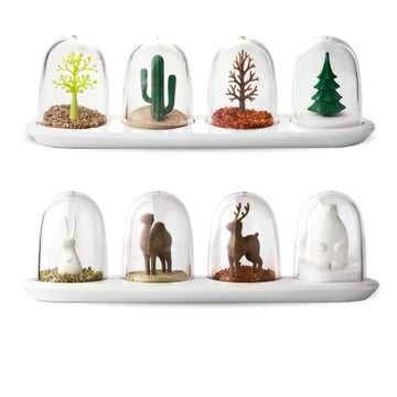 Recipiente Condimentero Dual para Plantas y Animales
