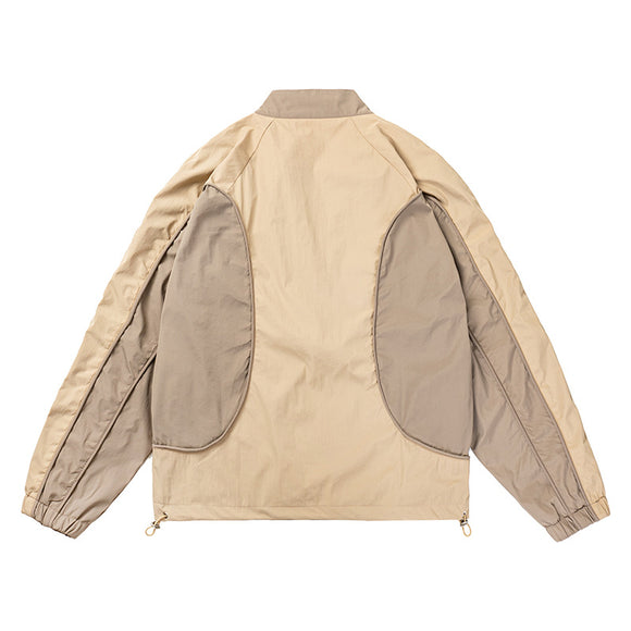 Chaqueta Casual Patchwork para Hombre - Estilo Outdoor Versátil