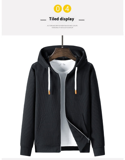 Sudadera Deportiva con Capucha Texturizada Waffle para Hombre - Image 16