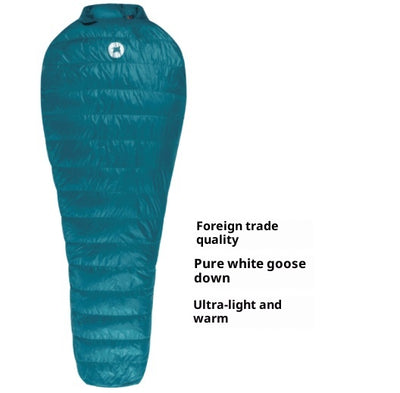 Saco de Dormir Térmico Portátil con Relleno de Plumón para Otoño e Invierno - Image 5