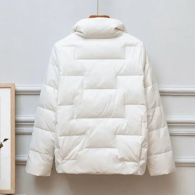 Chaqueta Acolchada de Algodón con Personalidad para Mujer - Image 3