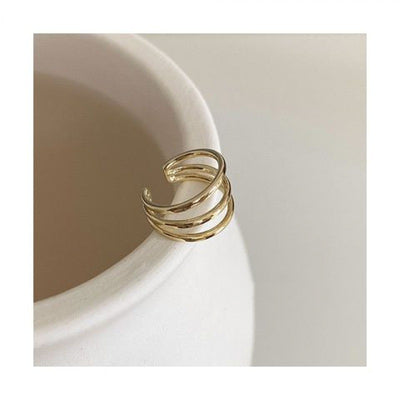 Aretes de Clip Cruzados Elegantes para Mujeres - Image 9