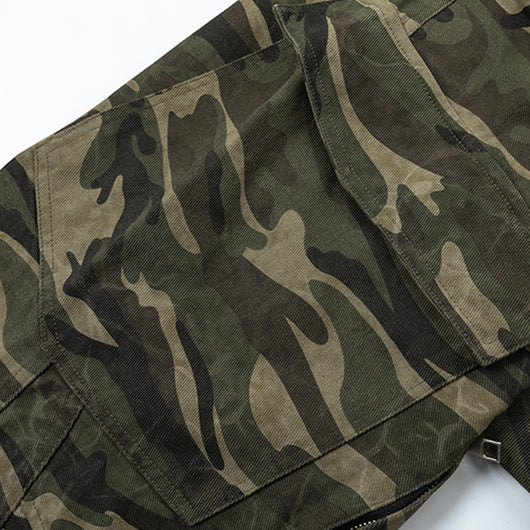 Pantalones de Trabajo Camuflaje Urbano - Estilo Casual Versátil - Image 4