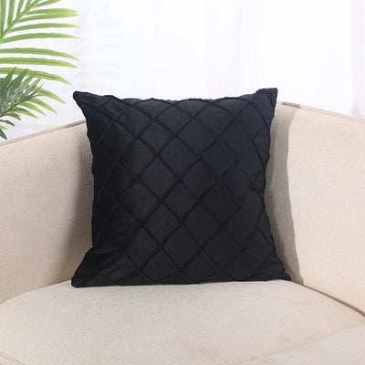 Funda de Almohada Cuadrille Terciopelo Suave para Sofá y Cama - Image 16