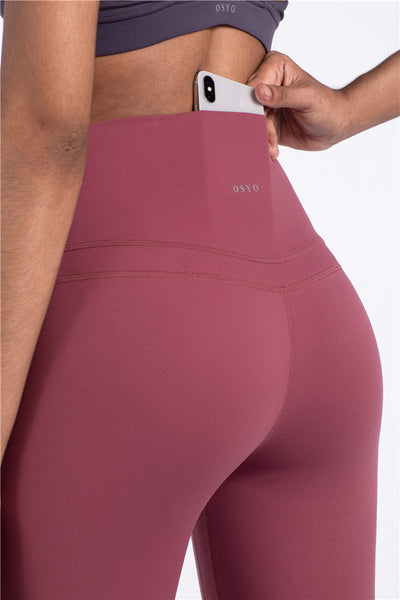 Pantalones Deportivos Talle Alto con Efecto Levantador de Cadera y Tela Brocada Doble Cara - Image 4