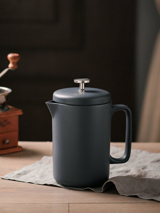 Cafetera de Presión Francesa con Filtro de Leche