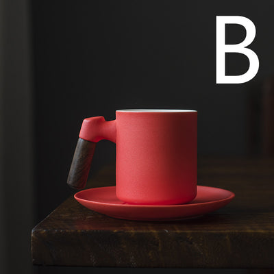 Juego de Tazas de Cerámica Artesanal con Platillo - Image 18