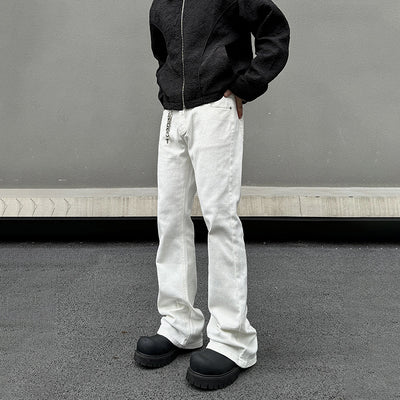 Jeans Skinny Negros Desgastados Retro para Hombre - Corte Favorecedor - Image 8