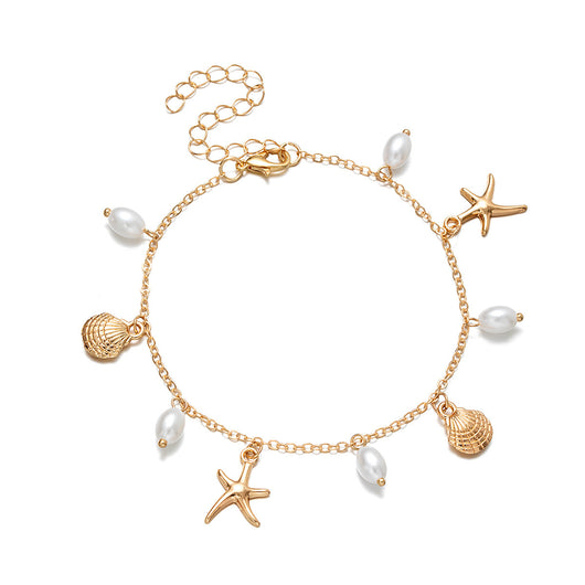 Tobillera Ajustable con Dije Estrella de Mar en Aleación para Mujer - Image 7