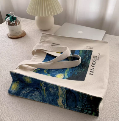 Bolsa de Lona con Estampado Cielo Estrellado - Image 11
