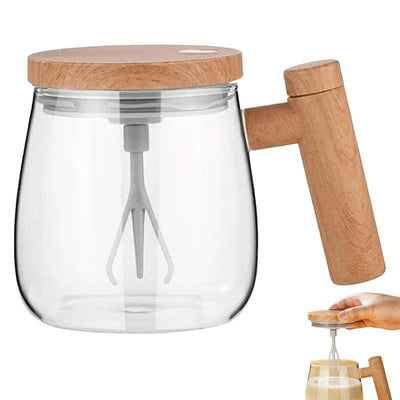 Taza Mezcladora Automática de Café 400ML con Agitador Eléctrico
