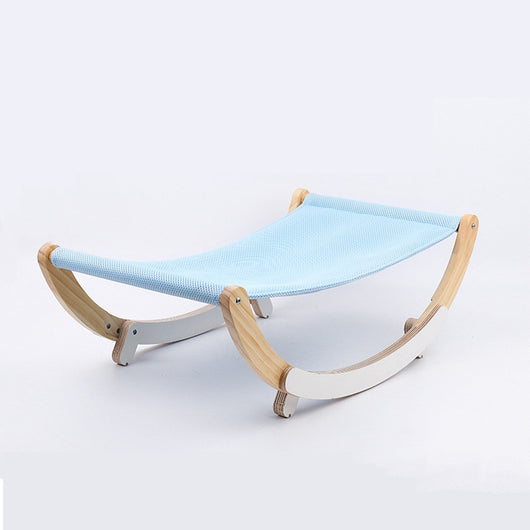 Hamaca para Gatos de Madera Maciza Transpirable - Cama Versátil para Todas las Estaciones - Image 9