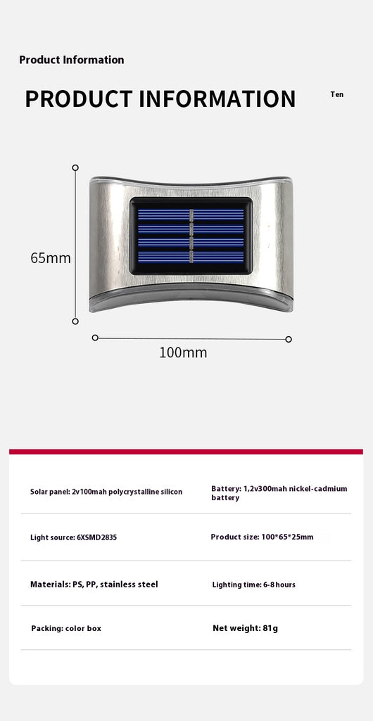 Foco Decorativo de Acero Inoxidable para Exterior - Iluminación Impermeable para Jardín y Patio - Image 9