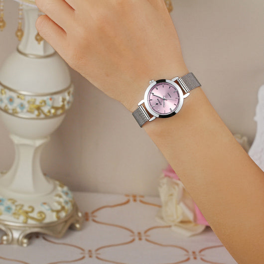 Reloj de Pulsera para Mujer con Malla de Acero Inoxidable - Image 6