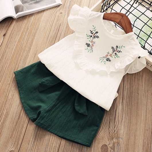 Conjunto Infantil de Niña: Playera y Pantalón Cómodo - Image 28