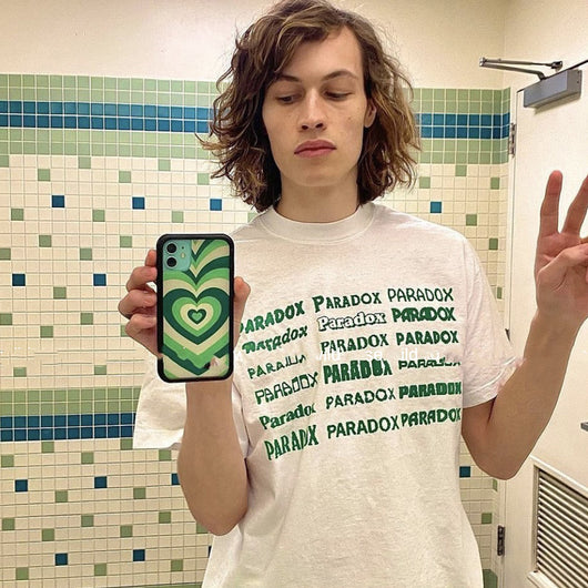 Funda de Vidrio para Celular Amor Verde - Image 5