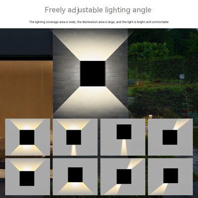 Lámpara LED Doble Exterior Impermeable para Patio y Jardín - Image 4