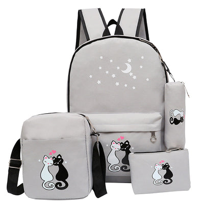 Mochila Infantil de Lona con Diseños Animados - Image 6