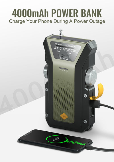 Radio Linterna Solar Multifunción con Carga Manual - Image 13