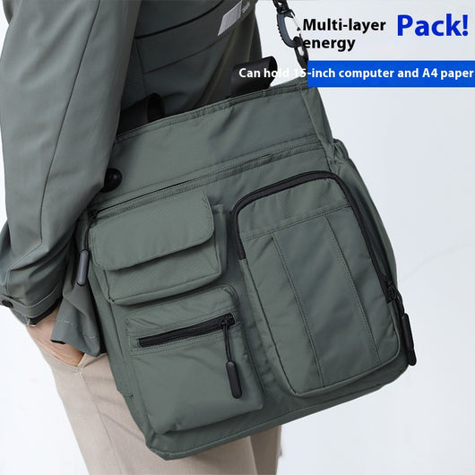 Bolso Ejecutivo para Hombre con Múltiples Compartimentos y Gran Capacidad