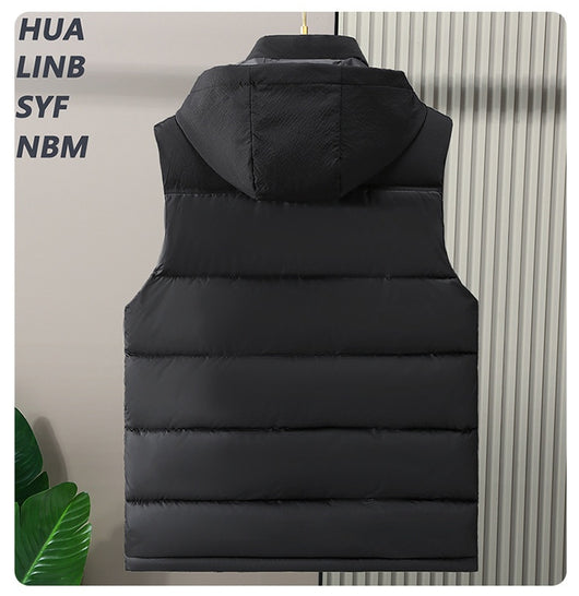 Chaleco de Invierno para Hombre con Capucha Desmontable - Image 12
