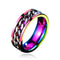 Stainless steel rotating ring Sliver color Number10