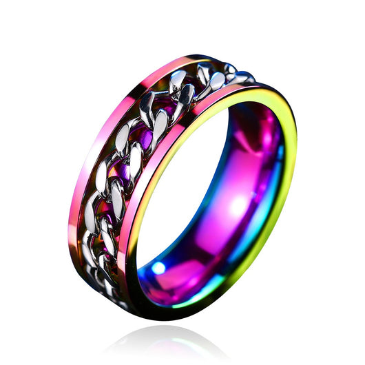 Anillo Giratorio Antiestrés de Acero Inoxidable - Image 6