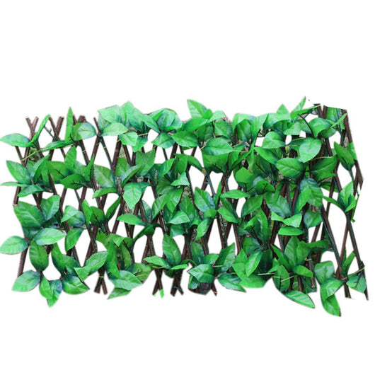 Valla de Privacidad con Hojas Artificiales Extensible para Jardín y Patio - Image 12