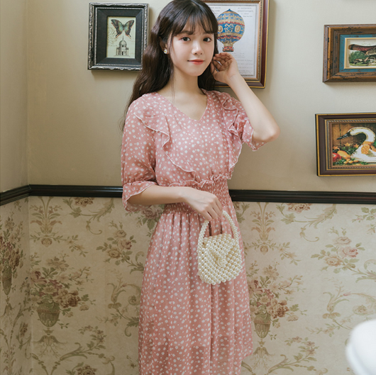 Vestido Floral Elegante