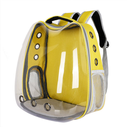 Mochila Transportadora Transparente para Gatos - Portátil y Segura - Image 14