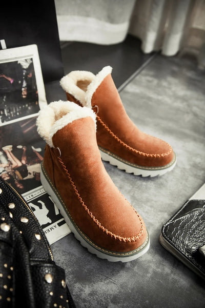 Botas de Nieve Gruesas de Algodón - Botas de Moda para Mujer - Image 5