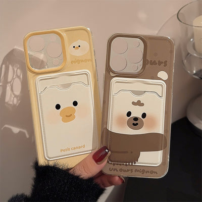 Funda Protectora Transparente con Soporte de Tarjetas para Teléfono - Image 10