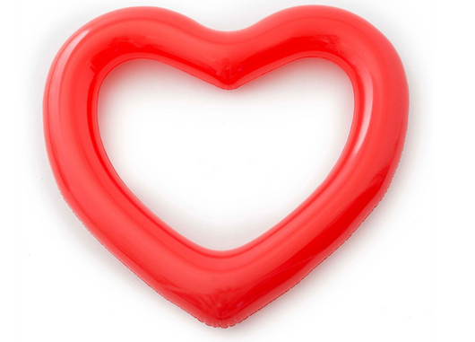 Flotador Corazón Gigante 120cm - Colchoneta Inflable de Piscina Premium - Image 7