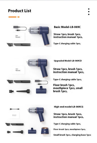 Limpiador Inalámbrico Portátil para Auto Multifunción - Image 9
