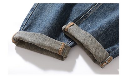 Pantalones Holgados Elásticos Estilo Casual Americano Retro - Image 18