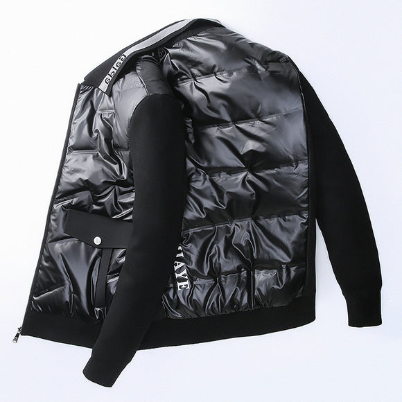 Chaqueta de Plumón Invernal para Hombre de Mediana Edad