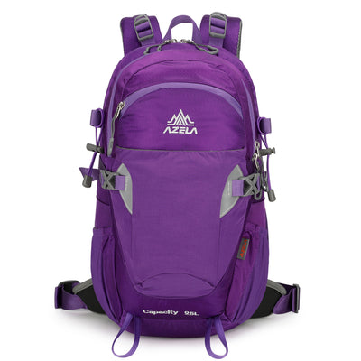 Mochila de Senderismo AZELA Gris - Mochila Multifuncional para Camping y Aventuras - Image 4