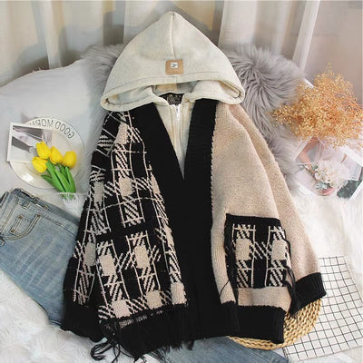 Cardigan Tejido Holgado con Borlas para Mujer - Image 9