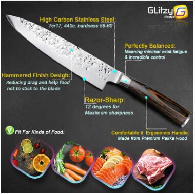 Cuchillo de Chef Profesional Japonés de Acero - Image 3