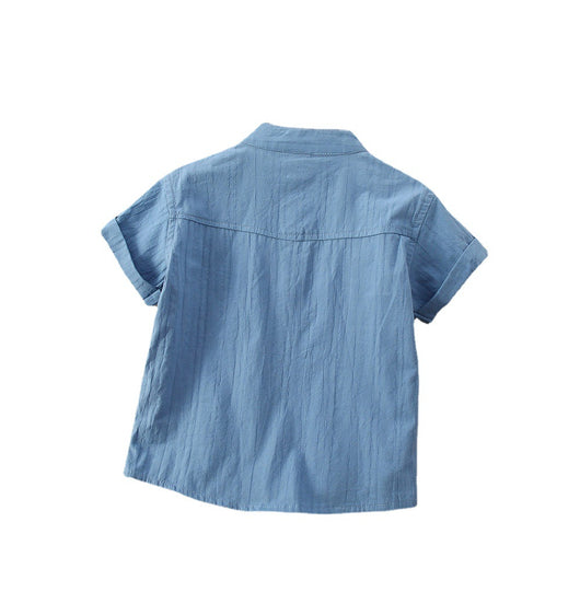 Playera de Verano para Niño - Diseño Liso de Manga Corta - Image 14
