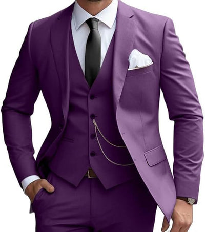 Traje Slim Fit Ejecutivo para Hombre - Elegancia Formal y Temperamento Empresarial - Image 22