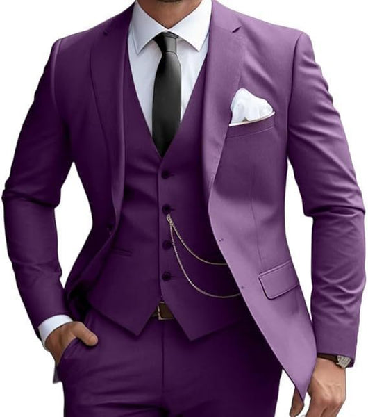 Traje Slim Fit Ejecutivo para Hombre - Elegancia Formal y Temperamento Empresarial - Image 22