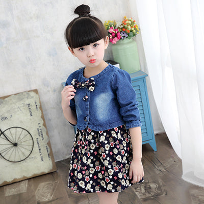 Conjunto de Falda Floral de Dos Piezas para Niñas - Image 9