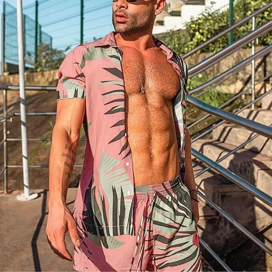 Conjunto Casual Streetwear: Camisa y Pantalones Cortos para Hombre - Image 10