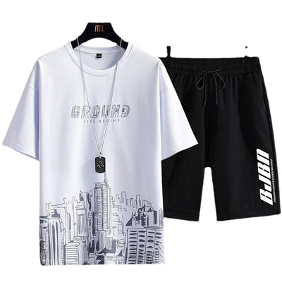 Conjunto Deportivo Hombre: Camiseta Estampada y Shorts - Image 6