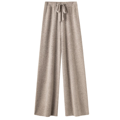 Pantalón Ancho de Lana Pura Cintura Media con Efecto Adelgazante - Image 13
