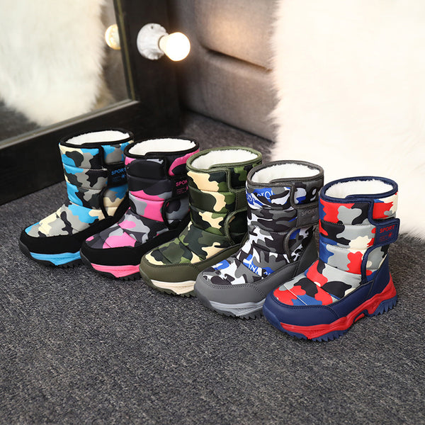 Zapatillas Altas de Camuflaje Unisex para Niños