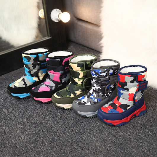 Zapatillas Altas de Camuflaje Unisex para Niños